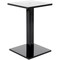 Plymor Black Acrylic Square Barbell Pedestal Display Riser 6.5 inches (Height) x 4 inches (Width) x 4 inches (Depth) (1/4 inches thick)